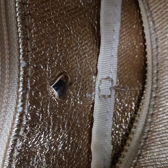 Kate Spade Gold Capri Espadrille Maise Mixedmedia Satchel - Picture 13 of 16